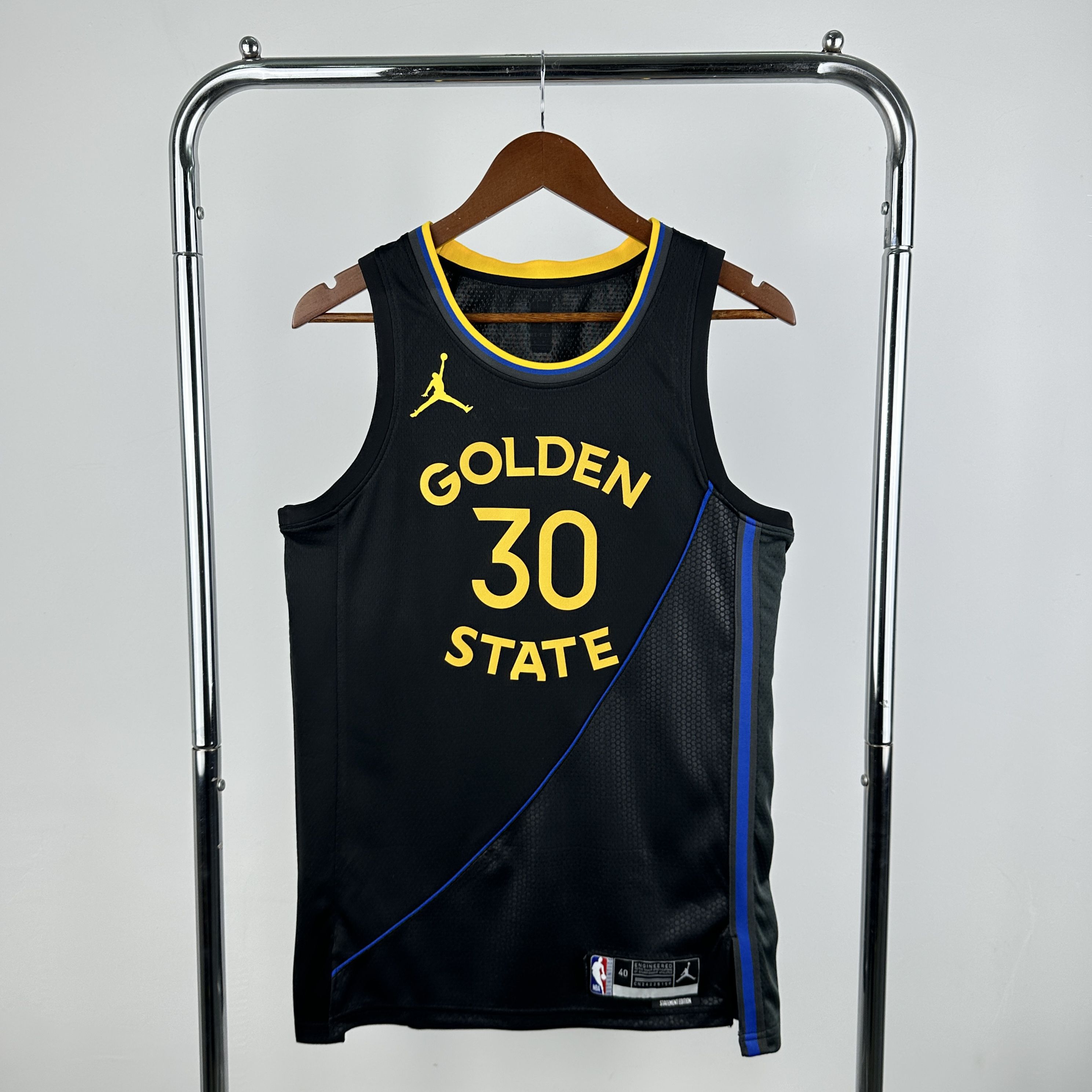 Men Golden State Warriors #30 Curry Black Jordan style Seasons 2025 NBA Jersey->kansas city chiefs->NFL Jersey